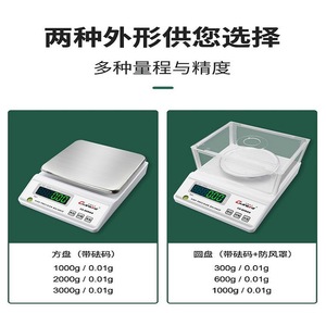 Changxie Electronic Balance <b>3kg</b> 0.01g Precision Scale For Jewelry Gold Weighing Laboratory Use - Product Image 4