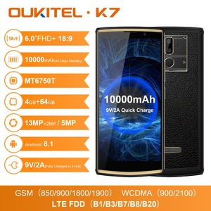 OUKITEL K7 Android 8.1 6.0 "FHD + 18:9 MTK6750T 4 Gam RAM 64 Gam ROM 10000MAh 9V/2A Sạc Nhanh 13.0MP + 5.0MP Vân Tay Điện Thoại Thông Minh - Product Image 2