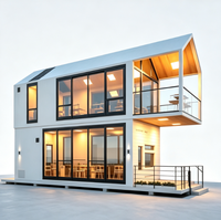 Maison conteneur moderne en kit de 20 pieds, préfabriquée et modulaire, pour site hôtelier