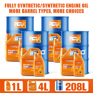 Huile moteur entièrement synthétique TERZO <span class=keywords><strong>10W40</strong></span> pour véhicules 4 temps, additifs anti-usure, changement de vitesse fluide, scooters 5W30 5W40 certifiés API - Product Image 5