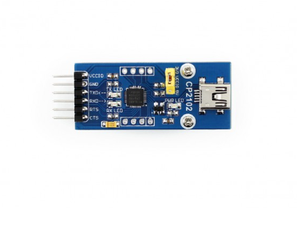 CP2102 USB UART seri dönüştürücü endüstriyel sınıf geliştirme kurulu mini-b USB 3.3V/5V çift güç 12Mbps veri hızı TXD/RXD led'ler - Product Image 3