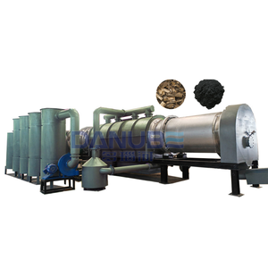 Four de carbonisation à chauffage rapide pour coques de noix de coco, installation de pyrolyse, machine à fabriquer du charbon de bois - Product Image 1