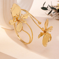 Bracelet ajustable en émail à fleurs, coloré et personnalisé, nouveau style, vente en gros