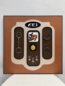 Art mural personnalisable décoration de la maison encadrée rétro équitation et peinture équestre pour bureau décor à la maison personnalisé - Product Image 5