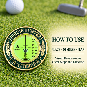 Niveau à bulle transparent pour lecteur de green de golf, outil de référence de pente pour le putting, logo personnalisé disponible pour les clubs de golf - Product Image 4