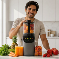 Blender Jus Segar Portabel, Smoothie Manual & Elektrik, Desain Anti Bocor, Pengeluaran Ampas Otomatis, Operasi Senyap, Portabel 3L ODM