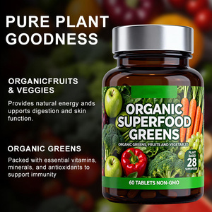 Superalimento Orgánico Premium OEM/ODM, 28 Ingredientes Poderosos, Suplemento Natural de Frutas y Verduras en Cápsulas - Product Image 3