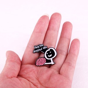 Lyric Wit Accessoires Broche Amusante Émail Broche Paroles Satiriques Insigne De Revers En Métal pour Sac À Dos Vêtements-Artisanat En Métal Amusant - Product Image 5