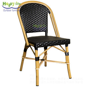 खुश जीवन फर्नीचर की क्लासिक आउटडोर रतन कुर्सी आधुनिक डिजाइन के साथ आधुनिक डिजाइन धातु एल्यूमीनियम फ्रेम के साथ - Product Image 2