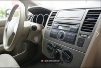 Panel Kontrol CD Pusat Mobil + Ventilasi Udara untuk Nissan TIIDA 2005 2006 2007 2008 2009 2010 (Original Pabrik, Sudah Dibongkar)