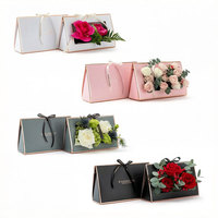 Folder Hadiah Bunga Hari Ibu, Wadah Plastik, Pembungkus Buket Florist, Kertas Daur Ulang, Pernikahan, Ulang Tahun, Hari Valentine