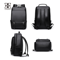 Sac à dos antivol de haute qualité pour hommes et femmes, pour ordinateur portable 15,6 pouces, travail, bureau, tissu PU durable, sac à dos de voyage