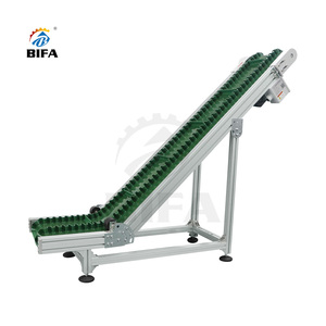 Transportador de escalada de ángulo empinado directo de fábrica Bifa, cinta inclinada, transportador de carne de PU para alimentos para la industria alimentaria - Product Image 1