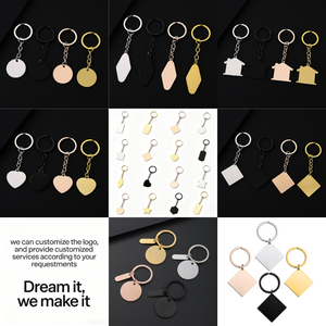 <span class=keywords><strong>Porte</strong></span>-clés personnalisés en acier inoxydable avec logo, gravure laser personnalisée, <span class=keywords><strong>porte</strong></span>-clés lumineux avec <span class=keywords><strong>cabochon</strong></span> rond en métal vierge - Product Image 6