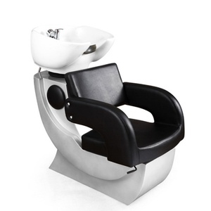 เตียงสระผมสไตล์โมเดิร์น เฟอร์นิเจอร์ร้านตัดผม อ่างเซรามิก เก้าอี้สระผมสำหรับร้านเสริมสวย - Product Image 3