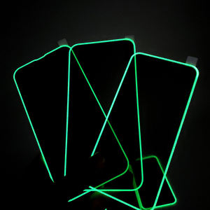 Verre trempé lumineux pour Xiaomi <span class=keywords><strong>Redmi</strong></span> <span class=keywords><strong>Note</strong></span> 11E 11S 11 <span class=keywords><strong>10</strong></span> 9 s Pro Max 9 S 12 8T protecteur d'écran 11t 11 lite 5G SE Poco X3 <span class=keywords><strong>Film</strong></span> - Product Image 4