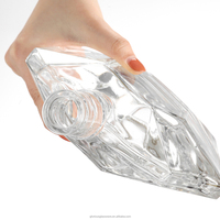 Bouteille vide en verre de 375 ml en forme d'animal pour vodka, gin, whisky, rhum, tequila, liqueur, spiritueux, avec bouchon à vis