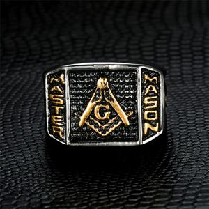 Anillo Masónico de Tungsteno, Anillos de Campeonato Masónicos, Oro, Acero Inoxidable, Plata, Personalizado, para Hombre, Metal, Religioso - Product Image 5