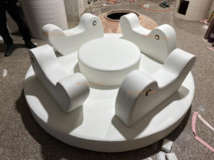 Equipo de Juegos para Niños en Interiores y Exteriores, Juego Suave, Carrusel, Set de Juegos Suaves - Product Image 3