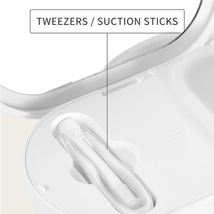 EraClean เคสคอนแทคเลนส์แบบพกพาช่องใส่เลนส์สีพร้อมกระจกอัลตร้าโซนิคหน้าสัมผัสเลนส์ทำความสะอาดด้วยแม่เหล็ก - Product Image 4