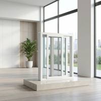 Ventanas Corredizas y Abatibles de Aluminio de Doble Capa de Vidrio Personalizadas de Alta Gama, Modernas, para Exteriores, Resistentes al Viento, para Sala de Estar de Hotel
