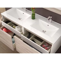 Armoires de salle de bain ensemble de vanité armoire de 30 pouces avec évier dessus de vanité de salle de bain avec évier