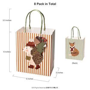 Woodland Fox et Hedgehog Sacs-cadeaux pour la forêt Animal Automne Thème Anniversaire Baby Shower Célébrations Printemps Party Favor - Product Image 2