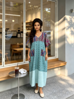 Nouvelle Robe Kanga Africaine Imprimée Décontractée et Ample pour Femme, Grande Taille, Style Ethnique, Motif Diamant, Idéale pour les Fêtes, Collection Été, Robuste et Disponible en Stock