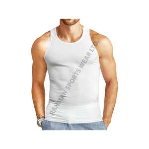 <b>Men</b> Cotton Gym Tank Tops Sleeveless Workout <b>Vest</b> Quick Dry <b>Muscle</b> Shirt for Fitness and Sports with Wholesale Price - Product Image 1