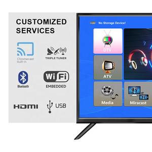 Blue-tooth USB DVB-T2 32 43 pouces HDTV LED LCD <span class=keywords><strong>TV</strong></span> Portable pour <span class=keywords><strong>Camping</strong></span> RV Voiture Utilisation <span class=keywords><strong>Wifi</strong></span> et Rechargeable - Product Image 3