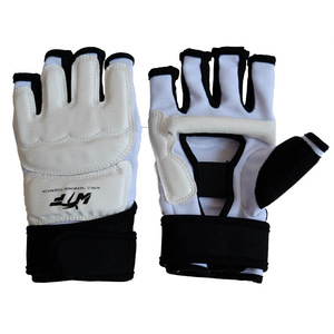 Guantes de Medio Dedo para Taekwondo y <span class=keywords><strong>Karate</strong></span>, Protección de Entrenamiento, Protector de Manos, Guantes de Boxeo para Sparring de Taekwondo - Product Image 1