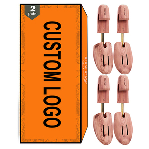 Lot de 2 embauchoirs en bois de cèdre anti-rides, anti-plis, pour la conservation du cuir, désodorisants et anti-mites - Product Image 1