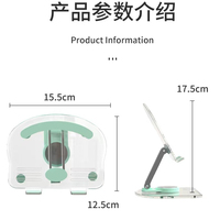 Nouveau support pliable pour ordinateur portable populaire, support d'ordinateur rotatif à 360 degrés en acrylique