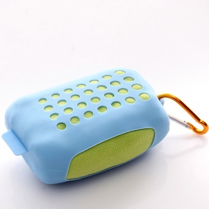 <span class=keywords><strong>Ogo</strong></span> siêu mịn sợi thể thao khăn nhà sản xuất-thực hiện hai mặt lông cừu Silicone túi nhanh chóng khô mồ hôi hấp thụ khăn tắm bộ - Product Image 6