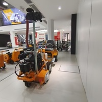Machine de démarquage routier avec moteur 3KW, fonction de recyclage automatique pour la construction de marquages routiers