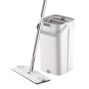 Cây Lau Nhà Phẳng Với Xô Đôi Để Tách Nước Bẩn Và Sạch Lau Và Xô Để Làm Sạch Hộ Gia Đình Và Sàn Nhà - Product Image 1