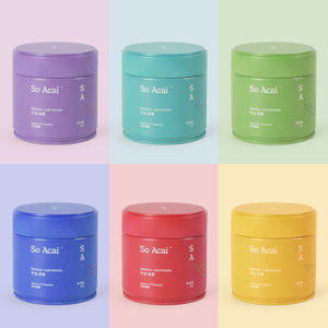 Kundenspezifische Luxus-Design Mini Dekorative Leere Runde Luftdichte Matcha-Teedose aus Metall Vorratsdosen für Tee - Product Image 5