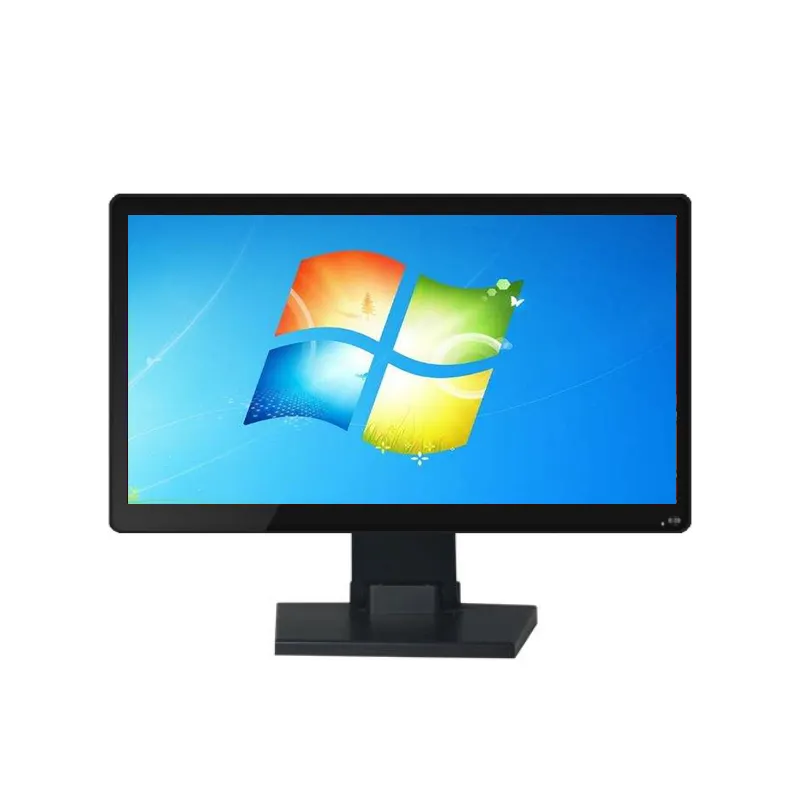 Monitor led para ordenador de escritorio, pantalla de 15,6 pulgadas con entrada VGA HDMIed, barato