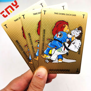 Großhandel Cartoon Gold Anpassen Grafiken Sammlerstück Spiel <span class=keywords><strong>Joker</strong></span> Karten spielen - Product Image 3