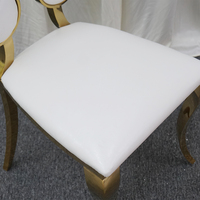 Chaises de mariage modernes en acier inoxydable en promotion pour la location événementielle et la restauration, idéales pour les banquets et les fêtes, chaise d'hôtel