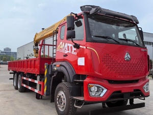Camion-grue de fret lourd 4x2 à prix d'usine, camion-grue hydraulique de 14 tonnes, camion-grue à bras télescopique de 4 tonnes, camion hydraulique - Product Image 3