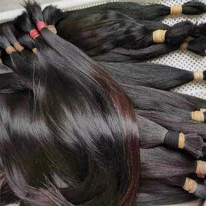 ผมแท้เวียดนามแบบ Remy  แบบเส้นเดี่ยว  แบบ Double Drawn สีดำธรรมชาติ  ต่อผมแบบ Virgin  มีทุกสีให้เลือก - Product Image 2