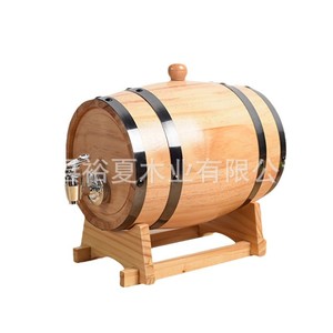 Cao County Wooden Wine Barrel 1000ml With Tap For <b>Beer</b> And Wine Storage - Product Image 5