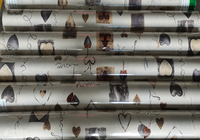 Nappe de table luxueuse imperméable brodée en rouleau - Housse en vinyle PVC pour les fêtes de Noël, les mariages et le ramadan