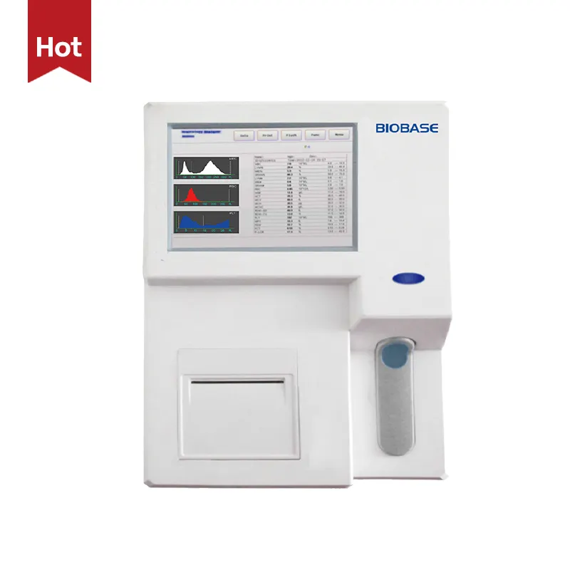 BIOBASE BK-6190เครื่องวิเคราะห์โลหิตวิทยาอัตโนมัติ60การทดสอบ/ชั่วโมงความต้านทานสำหรับการนับเซลล์วิธีการปราศจากไซยาไนด์สำหรับ HGB