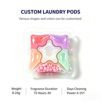 Capsules de lessive anti-transfert de couleur, spéciales pour les vêtements colorés