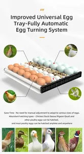 Incubadora de Huevos <span class=keywords><strong>BeYou</strong></span> 200/210, Incubadora de Huevos Pequeña con Volteo Automático y Doble Fuente de Alimentación para Gansos, Patos y Emúes - 98% de Tasa de Eclosión - Product Image 4