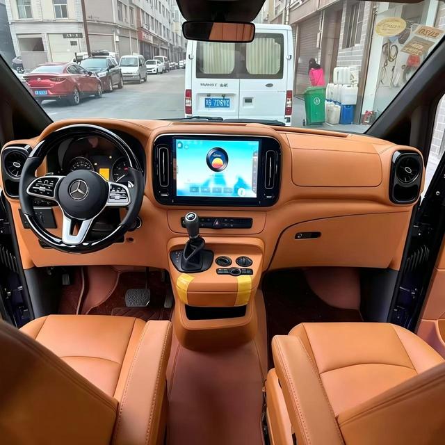 Full Dashboard Center Console Old New Upgrade for Mercedes Benz Viano Vito W639 Plug Play Plastic Leather Wrapped Retrofit Kit