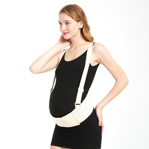 Ceinture de soutien de maternité respirante et élastique pour femmes enceintes, soulagement lombaire, MLXL, couleur chair - Product Image 4