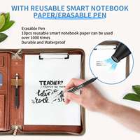 Porte-documents professionnel A4 en cuir PU avec fermeture éclair, organiseur, presse-papiers, pochette pour cartes et tablette, personnalisable avec logo, pour bureau, vente en gros, Boying